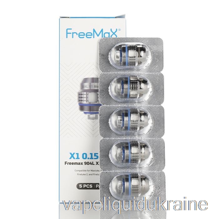 Vape Liquid Ukraine FreeMaX Maxluke 904L X Replacement Coils 0.15ohm 904L X1 Single Mesh Coils